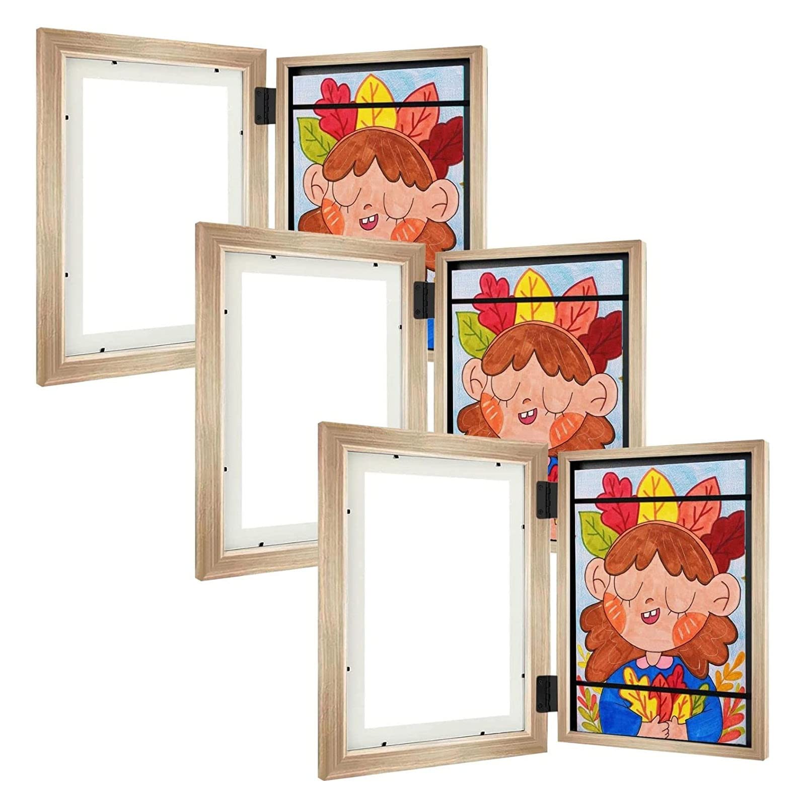 Amazon.co.jp: キッズアートワークピクチャーフレーム。 子供用蝶番